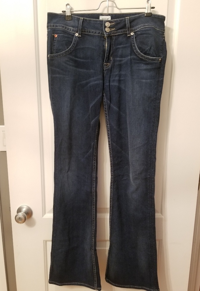 Hudson Low Rise Blue Jeans